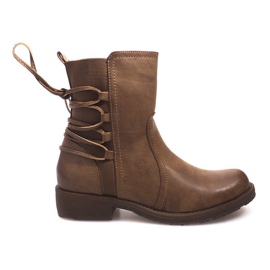 Hohe Stiefel 55435 Khaki mehrfarbig grün