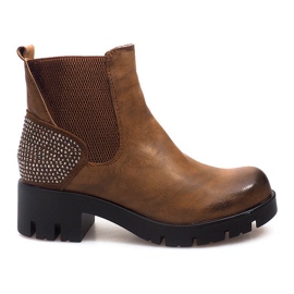 Hohe Stiefel 6055 Braun