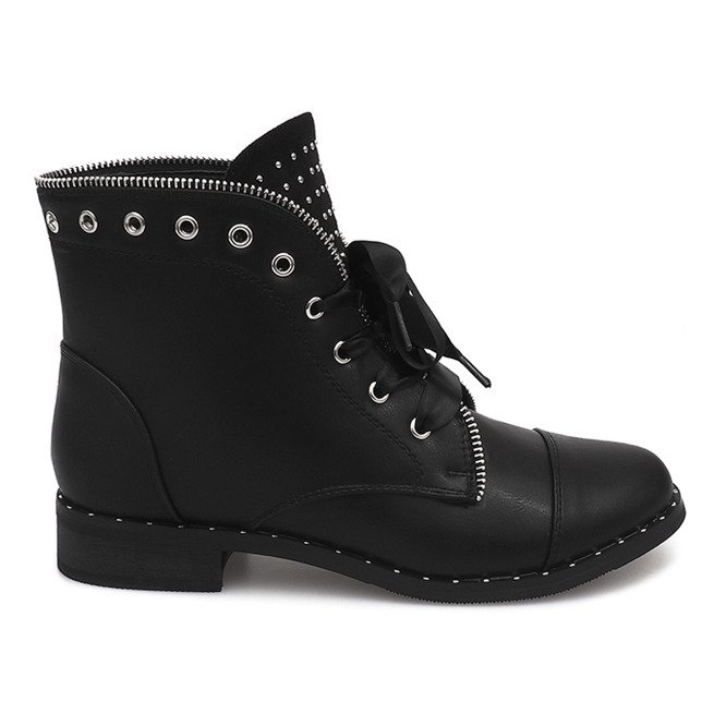 Exklusive Stiefel Y8152 Schwarz