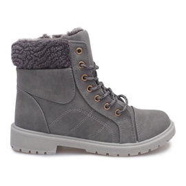 Warm Timberki Trappers DD498-4 Grau
