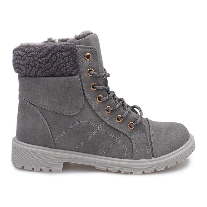 Warm Timberki Trappers DD498-4 Grau