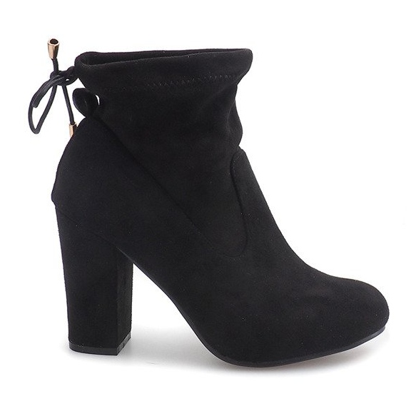 Wildleder Booties On A Bar 99-240 Schwarz