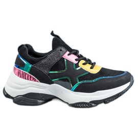 SHELOVET Modische Sportschuhe schwarz