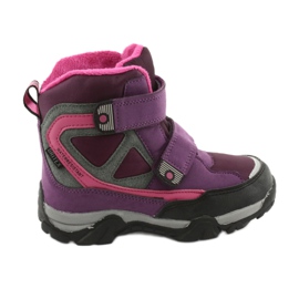 MtTrek Klettstiefel mit Membran 18-501-011 lila rosa grau
