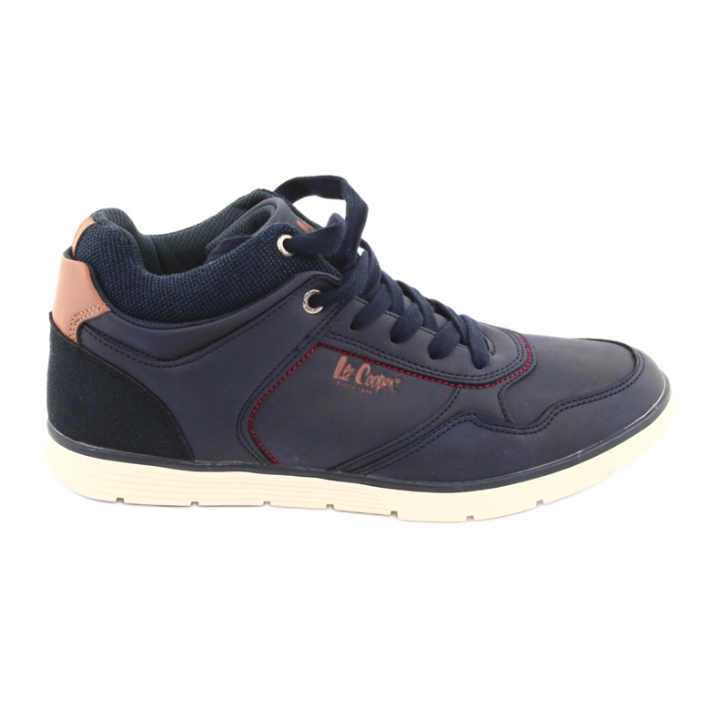 Herrenschuhe Lee Cooper 19-29-032B marineblau braun navy blau