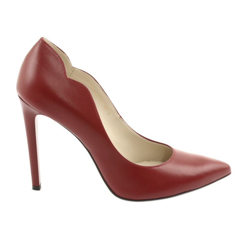 Rote Pumps am Anis 4376 Absatz