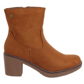 Stiefel mit Gummiabsatz camel 8B852 Camel braun