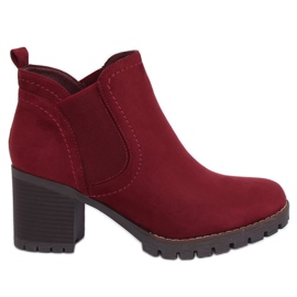Maroon 8B879 Wine Jodhpur-Stiefel rot