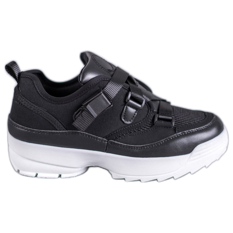 SHELOVET Schwarze modische Sportschuhe