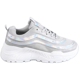 SHELOVET Hellgraue Sportschuhe