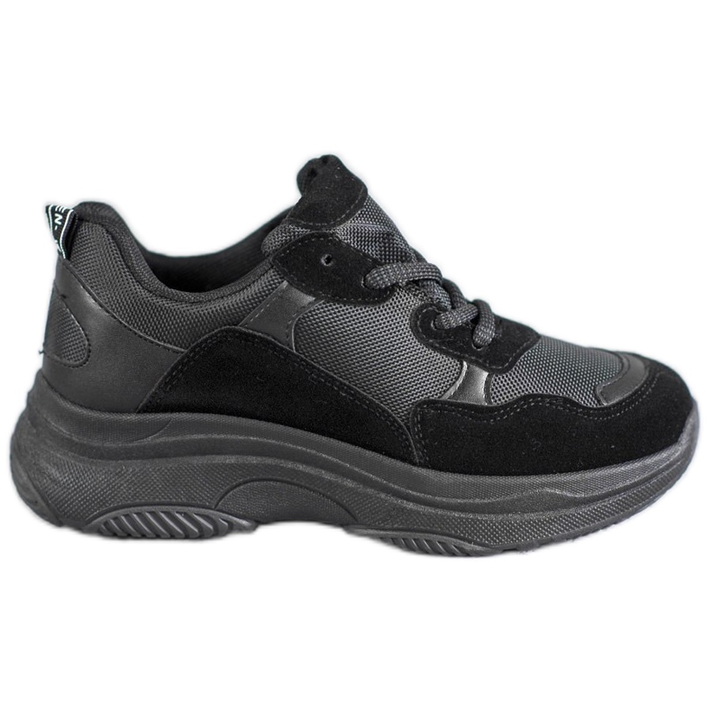 SHELOVET Schwarze Sportschuhe