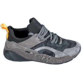 Muto Bequeme Moro Sneakers grau