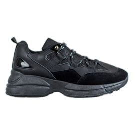 Muto Sportschuhe mit Glitzer schwarz