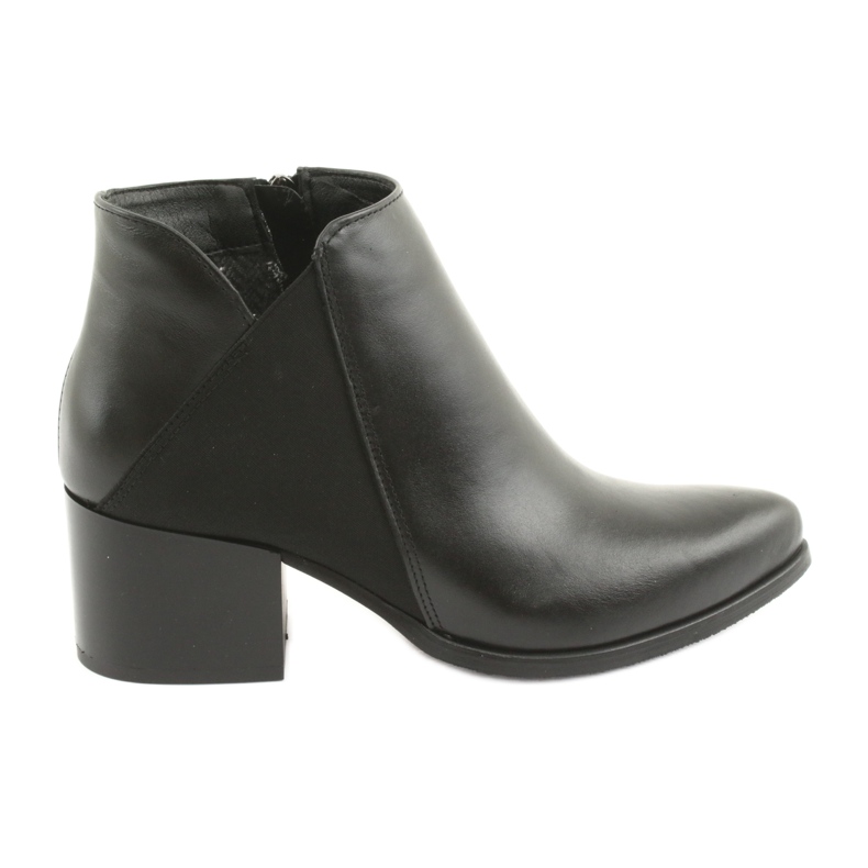 Stiefel mit hohen Absätzen aus Leder Gamis 3815 schwarz