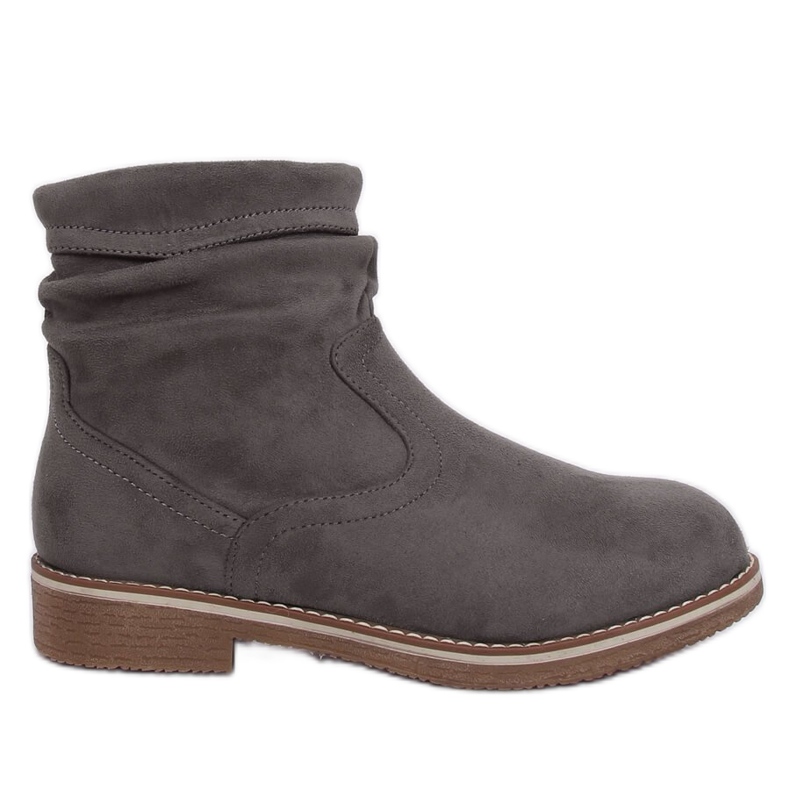 Grau Graue Stiefel für Damen W862 Grau