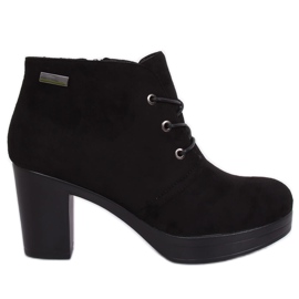 Schwarze High Heels Schuhe 8B883 Schwarz