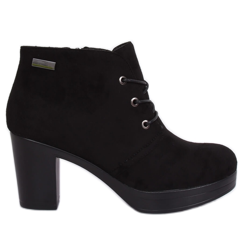 Schwarze High Heels Schuhe 8B883 Schwarz