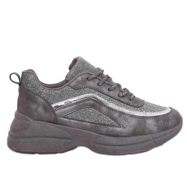 Grau BY-082 D. Graue Sportschuhe