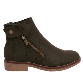 Grüne Jodhpur-Stiefel für Damen 8B908 Grün