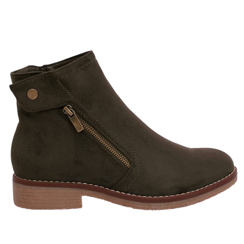 Grüne Jodhpur-Stiefel für Damen 8B908 Grün
