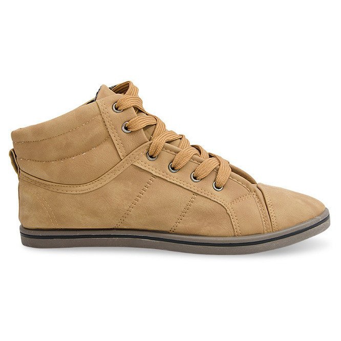 Hohe Sneakers Konwers TD010 Camel braun