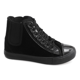 High-Top-Sneaker JX-96 Schwarz