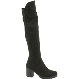 Stiefel mit Absatz Stretch Filippo 524 schwarz