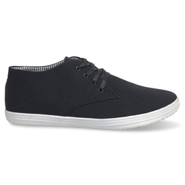 Modische hohe Sneakers 3232 Schwarz