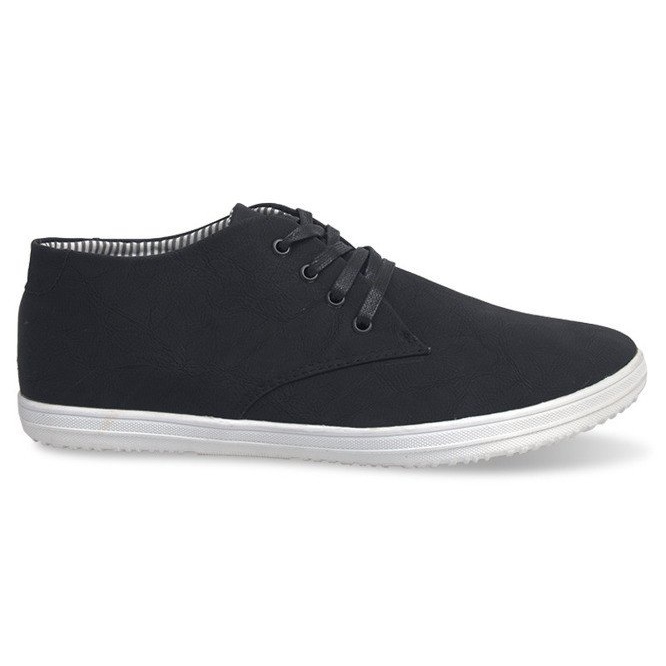 Modische hohe Sneakers 3232 Schwarz