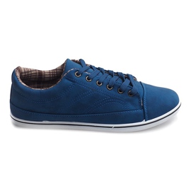 Modische hohe Sneakers TL345 Marineblau