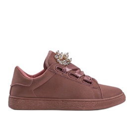 Rosa Sneaker mit rosa Perle