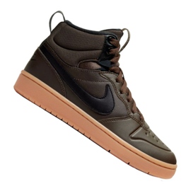 Nike Court Borough Mid 2 Stiefel (GS) Jr BQ5440-200 Schuhe schwarz