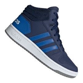 Adidas Hoops Mid 2.0 Jr EE6707 Schuhe navy blau