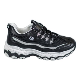 Yes Mile Sneakers mit Glitzer schwarz