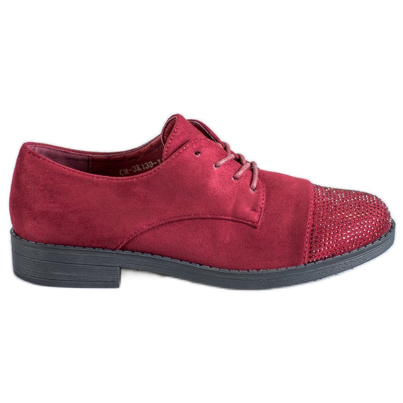 Best Shoes Schuhe mit Kristallen rot