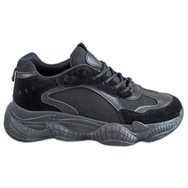 SHELOVET Schwarze Turnschuhe für Damen