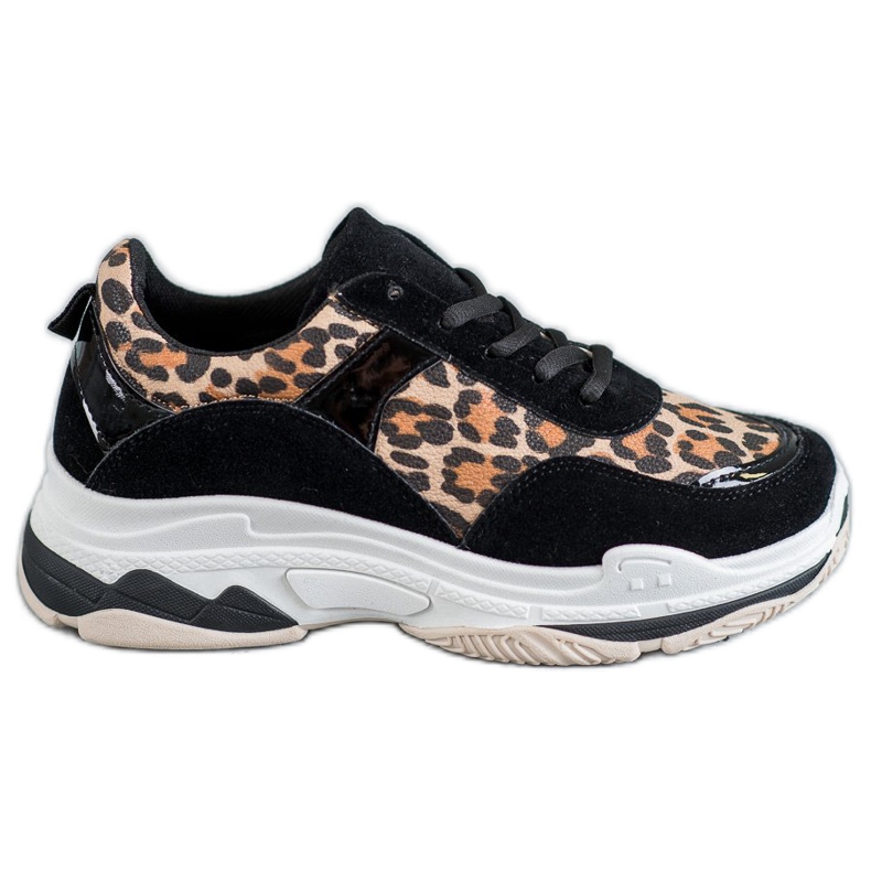 Kylie Sneakers mit Leopardenmuster schwarz mehrfarbig