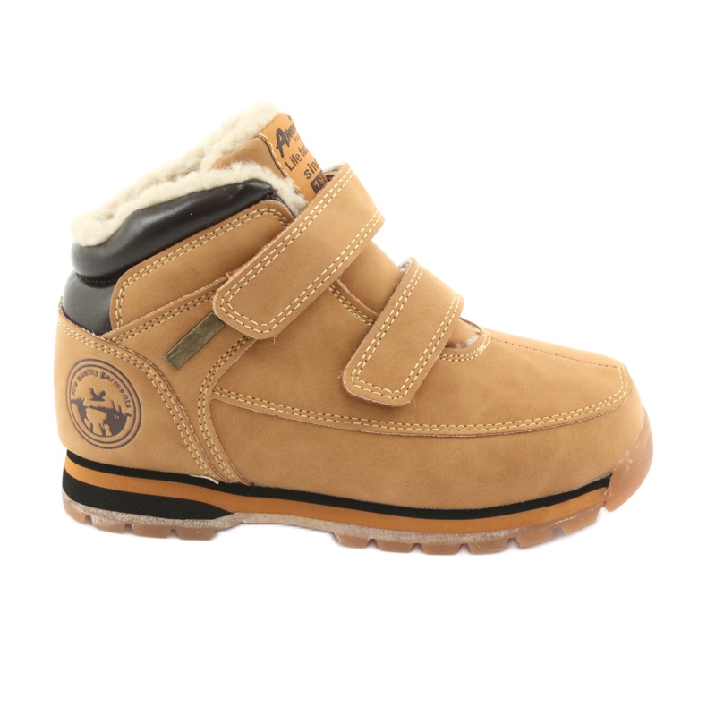 American Club Klettstiefel American ES camel braun mehrfarbig