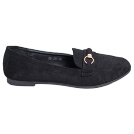 Nio Nio Wildleder-Loafer schwarz