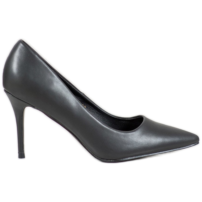 Diamantique High Heels aus Öko-Leder schwarz