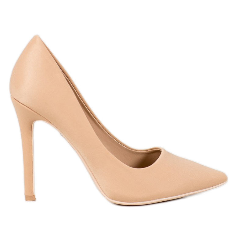 Diamantique Klassische beige Heels