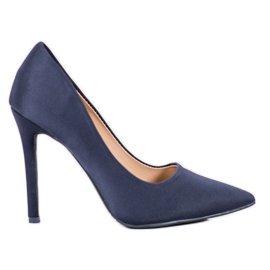 Diamantique Klassische marineblaue High Heels