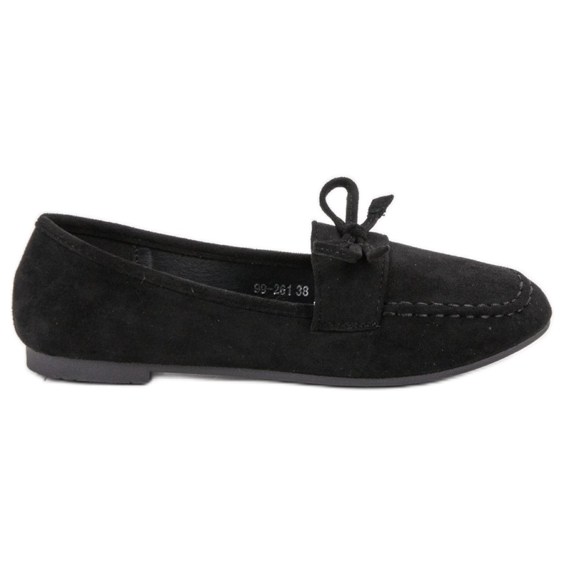 Nio Nio Schwarze Wildleder-Loafer