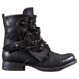 GISICODE Rockschuhe mit Perlen schwarz