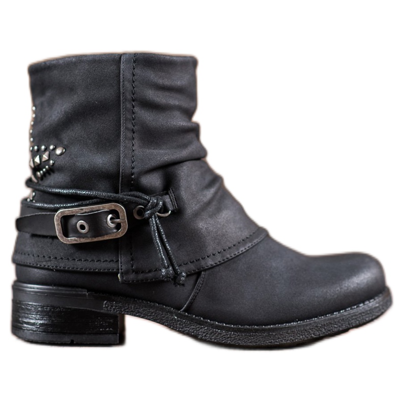 SHELOVET Arbeiter mit dekorativer Schnalle schwarz