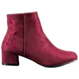 Small Swan Stiefel mit Anwendung rot