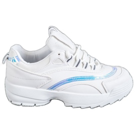 SHELOVET Modische weiße Turnschuhe