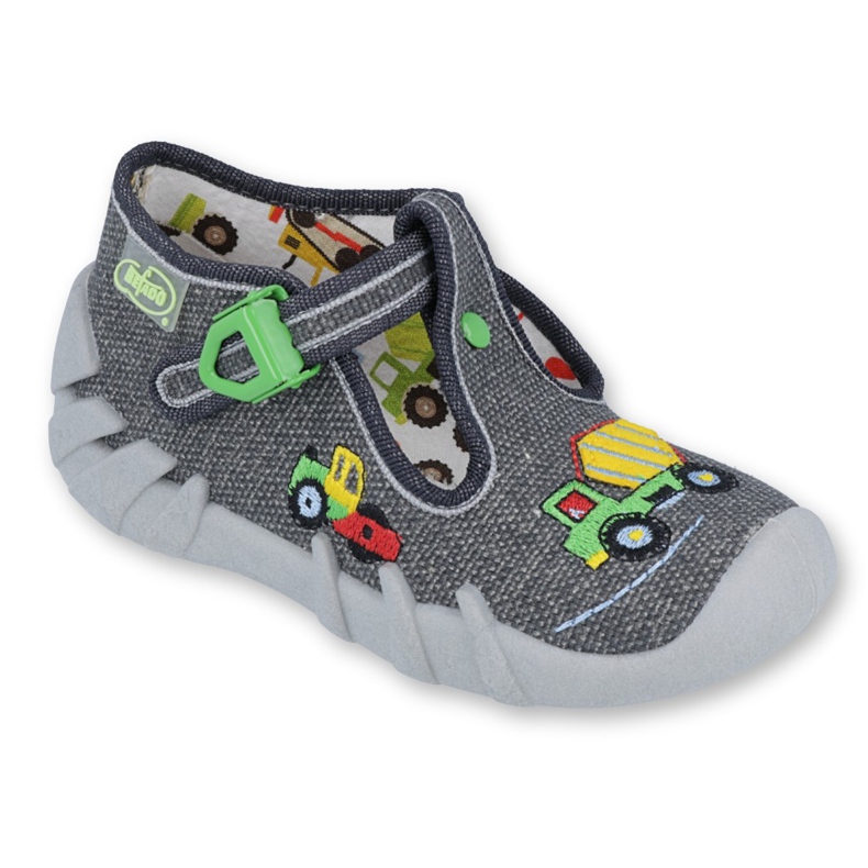 Befado Kinderschuhe 110P357 grau mehrfarbig