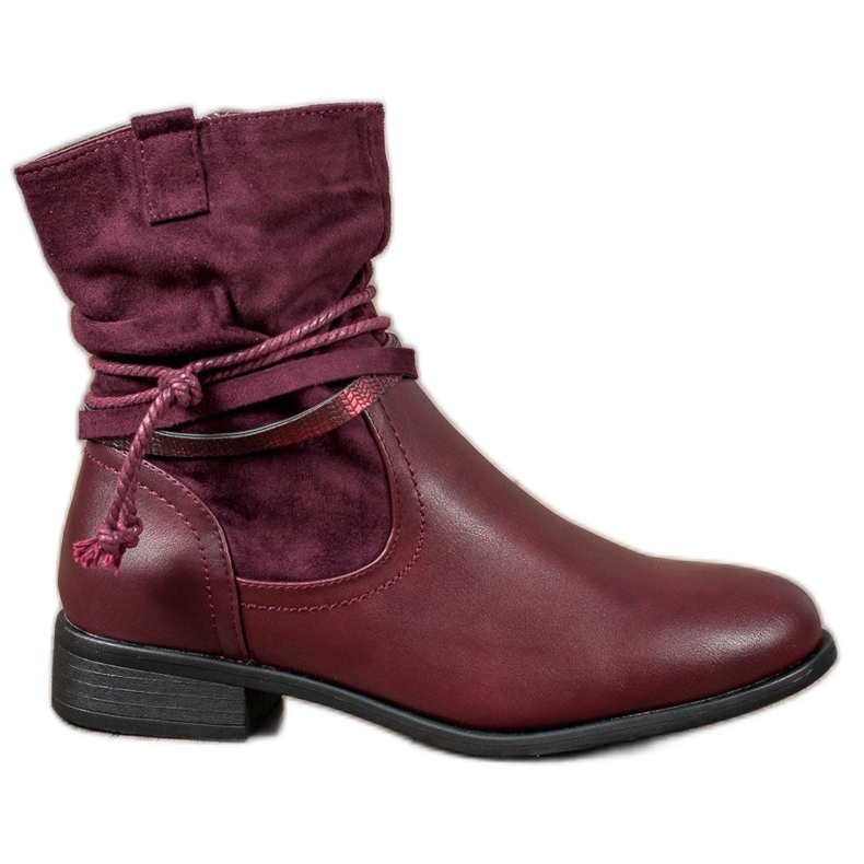 Anesia Paris Hohe Stiefel rot