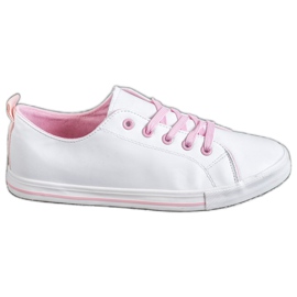 SHELOVET Bequeme Sneaker weiß